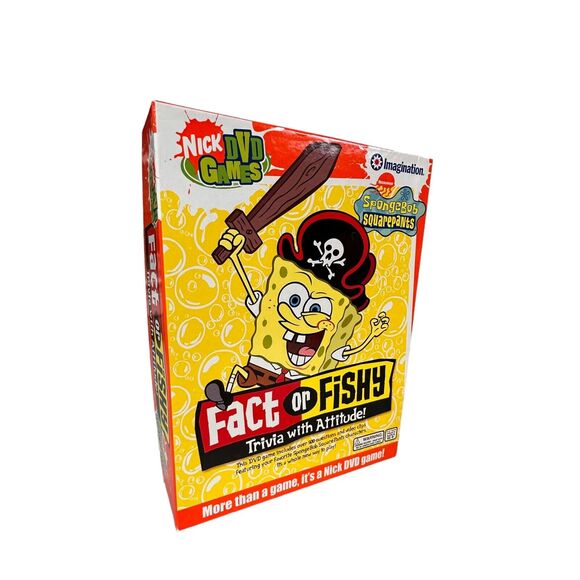 SpongeBob SquarePants Game Fact or Fishy DVD Imagination 2004 Sponge Bob - Picture 9 of 9